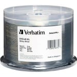 Verbatim DataLifePlus Shiny Silver Lacquer 8X DVD+R DL, 200 per Box