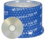 Spin-X Silver Inkjet Hub Printable 16X DVD-R, 500 per Box