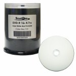 SmartDisc White Inkjet Hub Printable 16X DVD-R, 400 per Box