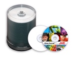 JVC Taiyo Yuden White Thermal Printable CDR, (Prism, Aurora, Inscripta Only), 21,000 Pieces