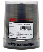 JVC Taiyo Yuden 16X Print Plus White Inkjet Hub Printable DVD-R QTY 600