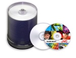 JVC Taiyo Yuden 8X DVD+R, Silver Inkjet Printable, 600 Count Box