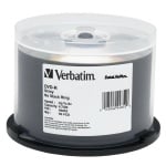 Verbatim Silver Thermal Lacquer 8X DVD-R, 200 per Box
