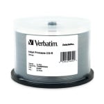 Verbatim DataLifePlus Silver Inkjet Printable 52X CD-R, 200 per Box