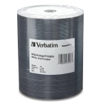 Verbatim White Inkjet 16X DVD-R, Hub Printable, 600 Count Box