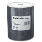Verbatim DataLifePlus White Thermal Hub Printable 52X CD-R, 600 per Box