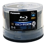 Panasonic 50GB Dual-Layer Blu-Ray Disc, 50-Disc Spindles, 200 Count Box