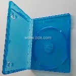 Blu-ray case with logo open